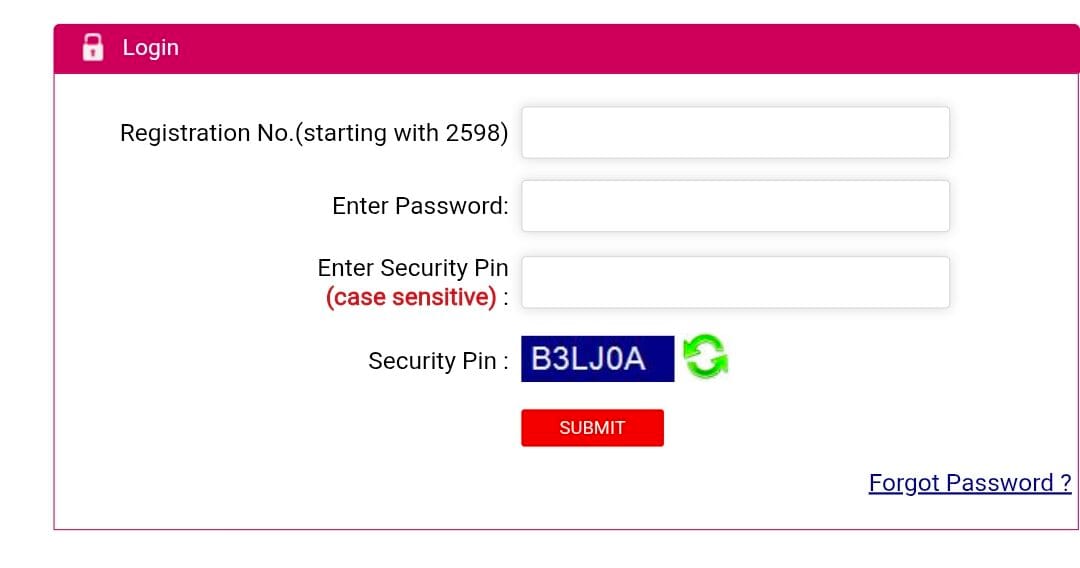 KVS NVS Exam city Intimation Slip
