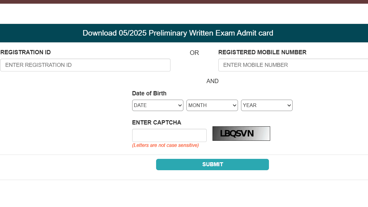 Bihar Police SI Admit Card 2026 Out